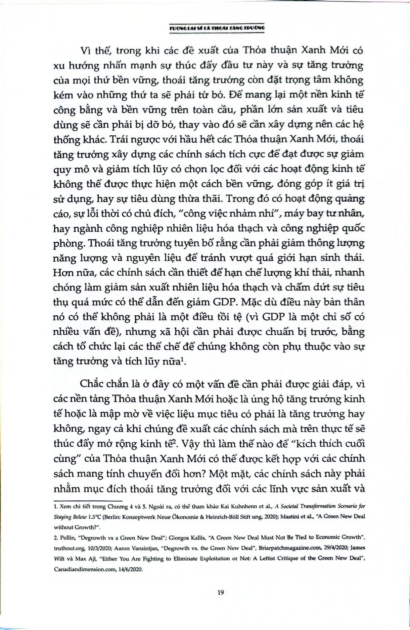 Tương Lai Sẽ Là Thoái Tăng Trưởng - Hướng Dẫn Tới Một Thế Giới Vượt Ra Khỏi Chủ Nghĩa Tư Bản - Matthias Schmelzer,Aaron Vansintjan, Andrea Vetter