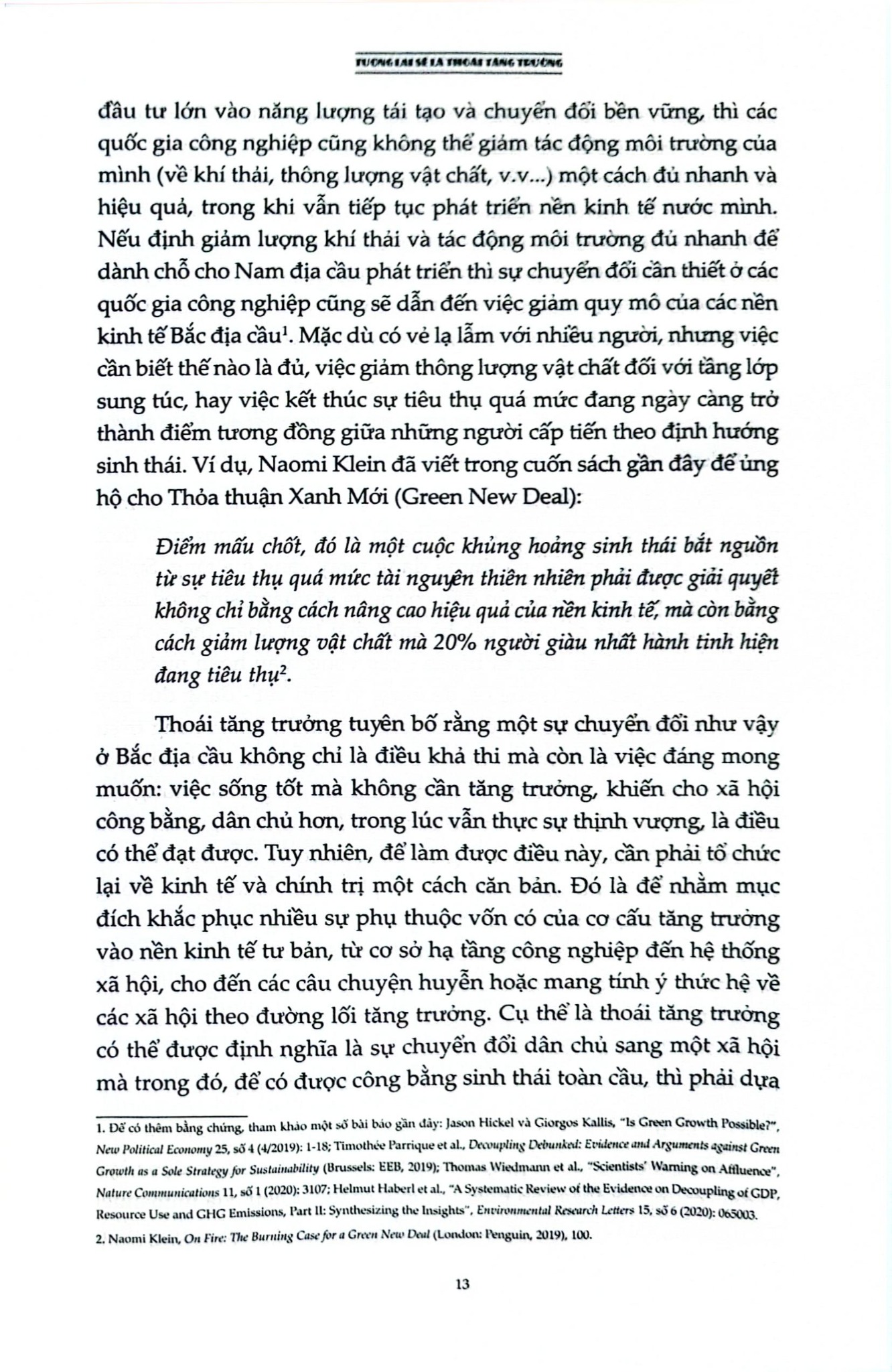 Tương Lai Sẽ Là Thoái Tăng Trưởng - Hướng Dẫn Tới Một Thế Giới Vượt Ra Khỏi Chủ Nghĩa Tư Bản - Matthias Schmelzer,Aaron Vansintjan, Andrea Vetter