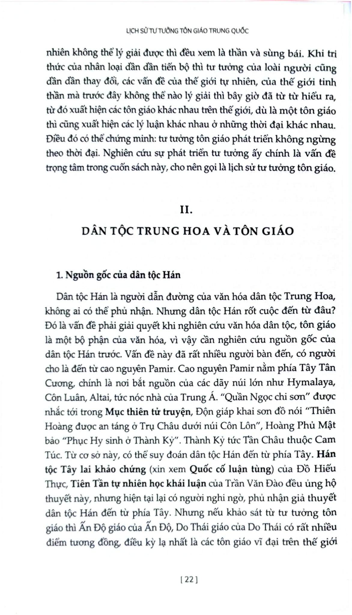 Lịch Sử Tư Tưởng Tôn Giáo Trung Quốc - Từ Cổ Đại Đến Đầu Thế Kỷ XX - Vương Trị Tâm