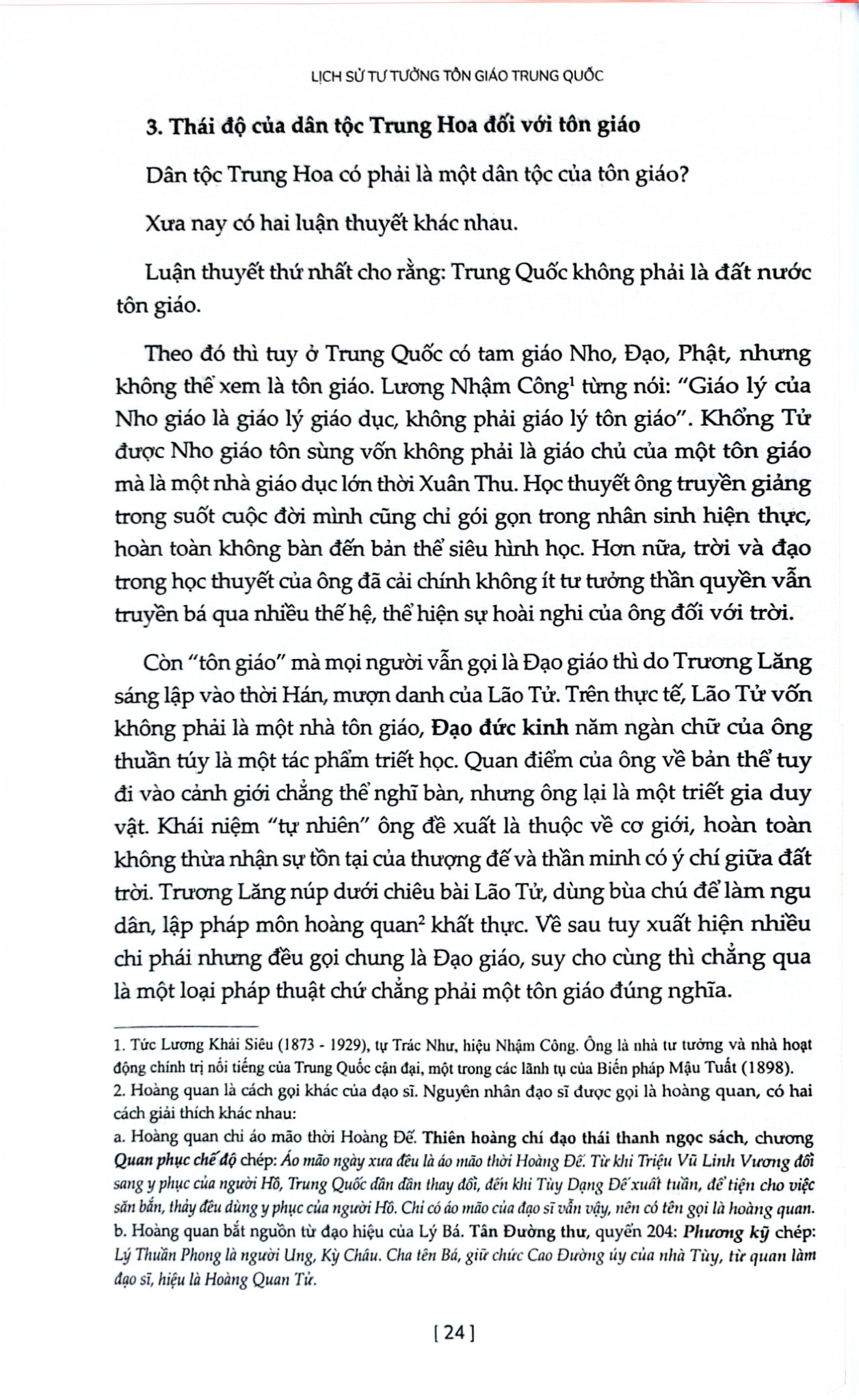 Lịch Sử Tư Tưởng Tôn Giáo Trung Quốc - Từ Cổ Đại Đến Đầu Thế Kỷ XX - Vương Trị Tâm