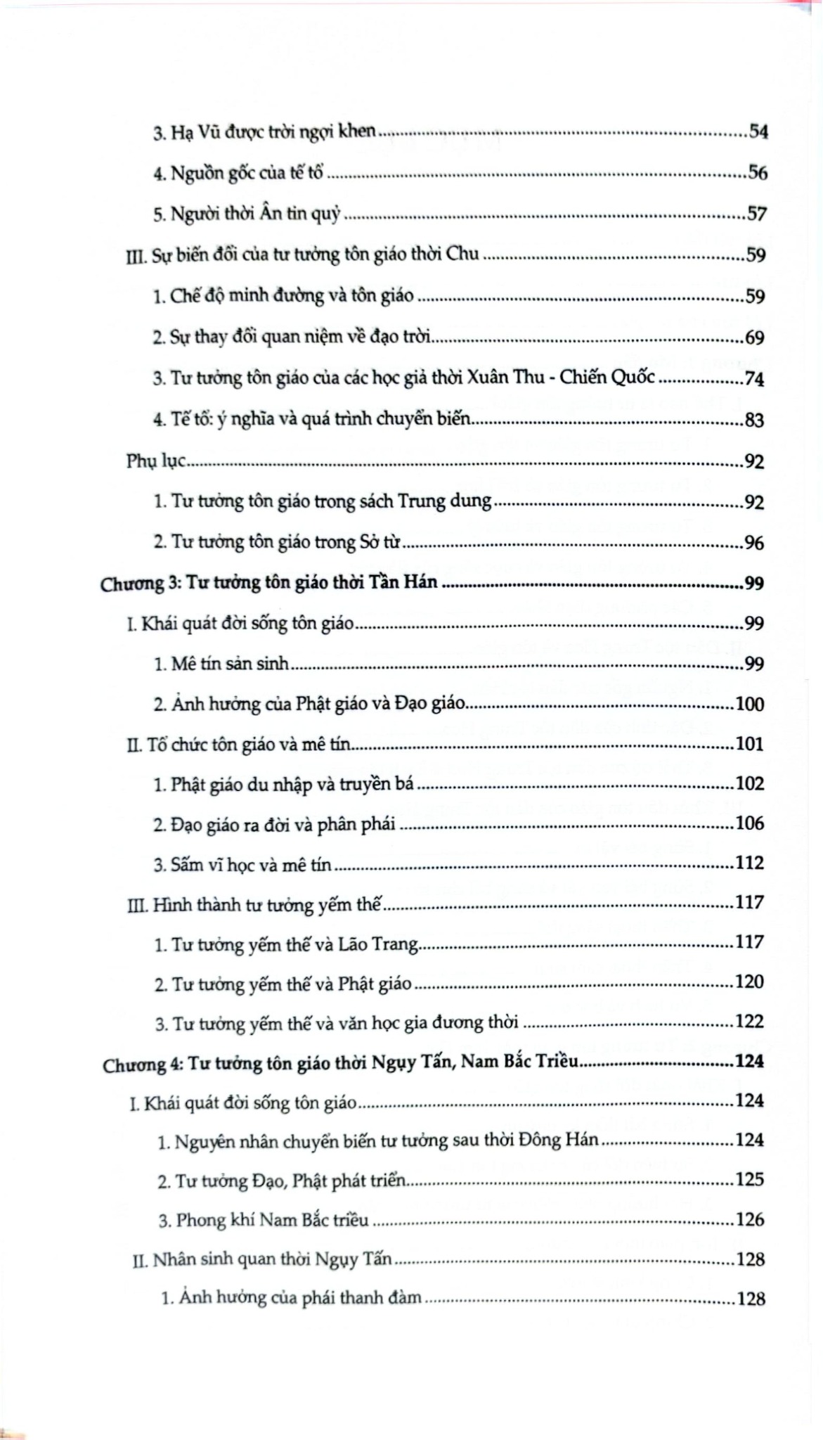 Lịch Sử Tư Tưởng Tôn Giáo Trung Quốc - Từ Cổ Đại Đến Đầu Thế Kỷ XX - Vương Trị Tâm