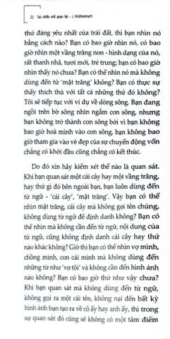  Soi Chiếu Mối Quan Hệ - 
J. Krishnamurti 