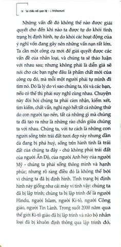  Soi Chiếu Mối Quan Hệ - 
J. Krishnamurti 