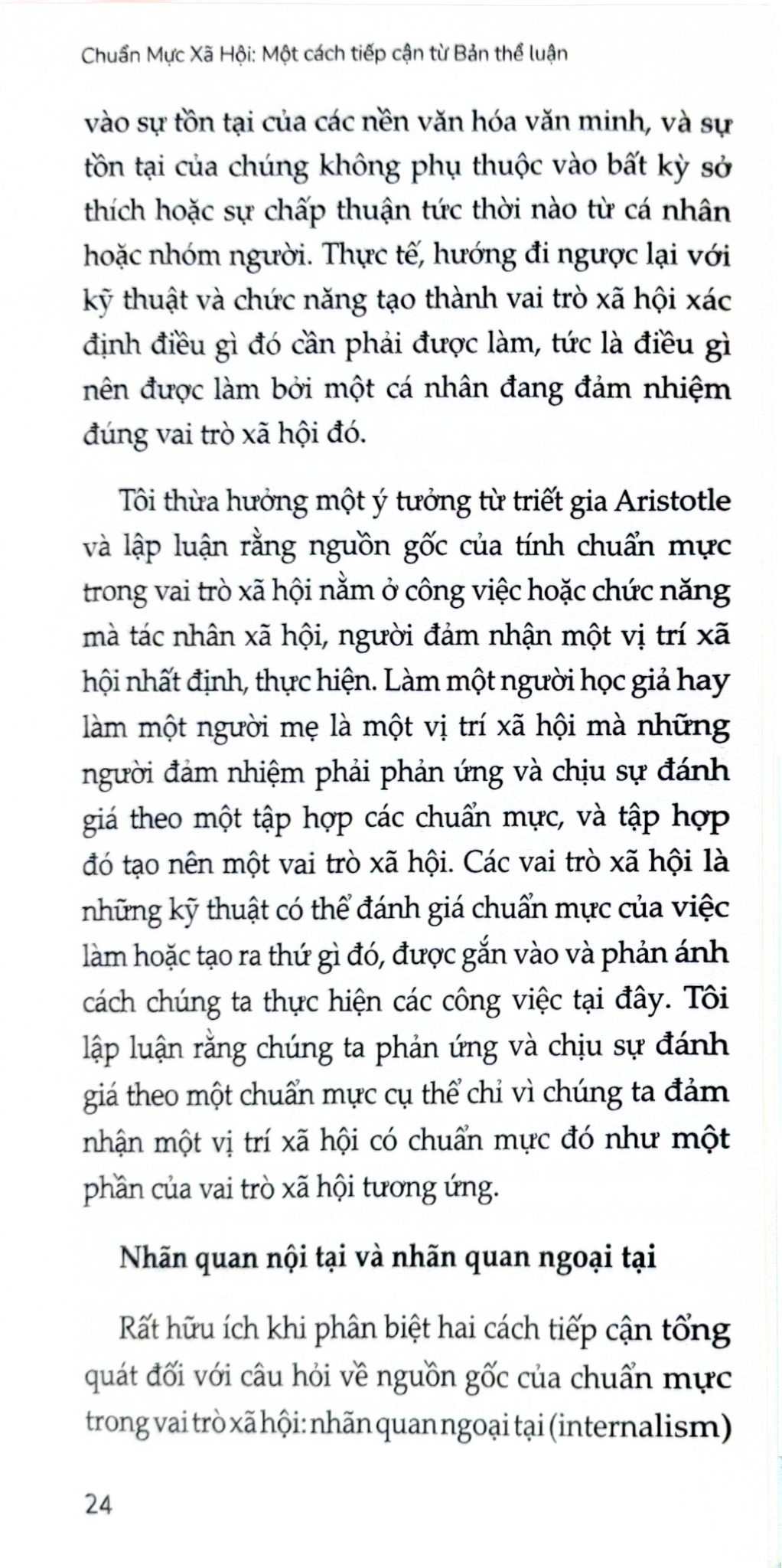 Chuẩn Mực Xã Hội - Một Cách Tiếp Cận Từ Bản Thể Luận - Charlotte Witt