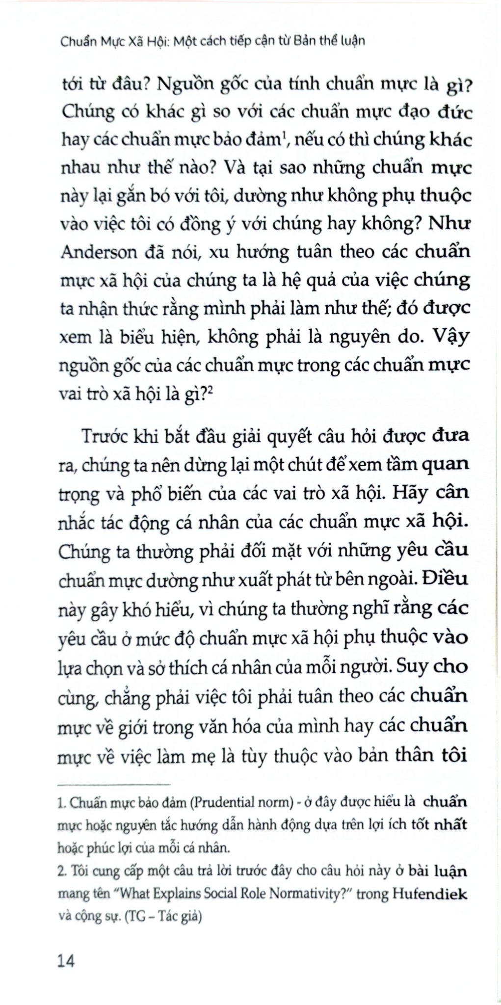 Chuẩn Mực Xã Hội - Một Cách Tiếp Cận Từ Bản Thể Luận - Charlotte Witt