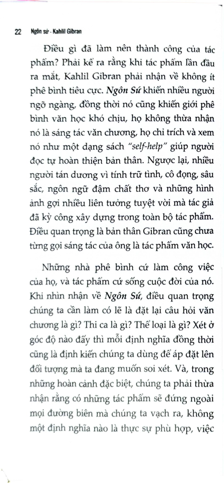 Ngôn Sứ - Bí Mật Cuộc Sống Giữa Hai Bờ Sinh Tử - Kahlil Gibran