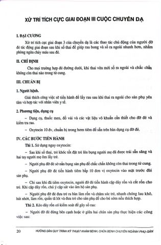  Hướng Dẫn Quy Trình Kỹ Thuật Khám Bệnh Chữa Bệnh Chuyên Ngành Phụ Sản - Bộ Y Tế 