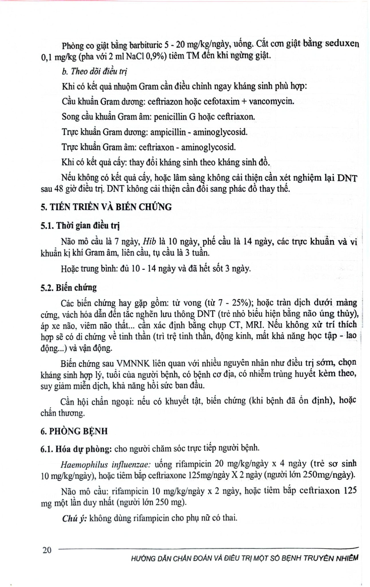 Hướng Dẫn Chẩn Đoán Và Điều Trị Một Số Bệnh Truyền Nhiễm - Bộ Y Tế
