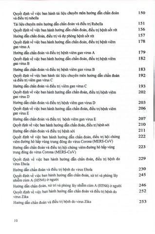  Hướng Dẫn Chẩn Đoán Và Điều Trị Một Số Bệnh Truyền Nhiễm - Bộ Y Tế 