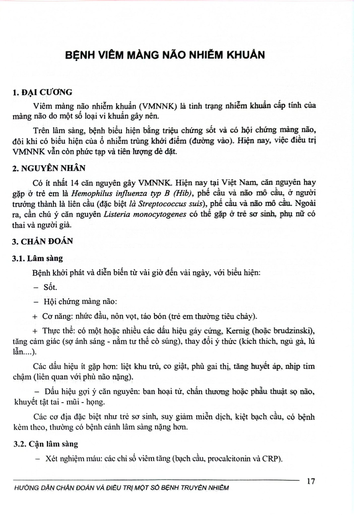 Hướng Dẫn Chẩn Đoán Và Điều Trị Một Số Bệnh Truyền Nhiễm - Bộ Y Tế