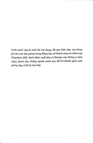  Napoleon Hill’S Master Course - Khoa Học Về Thành Công - Bản Đặc Biệt - Napoleon Hill 