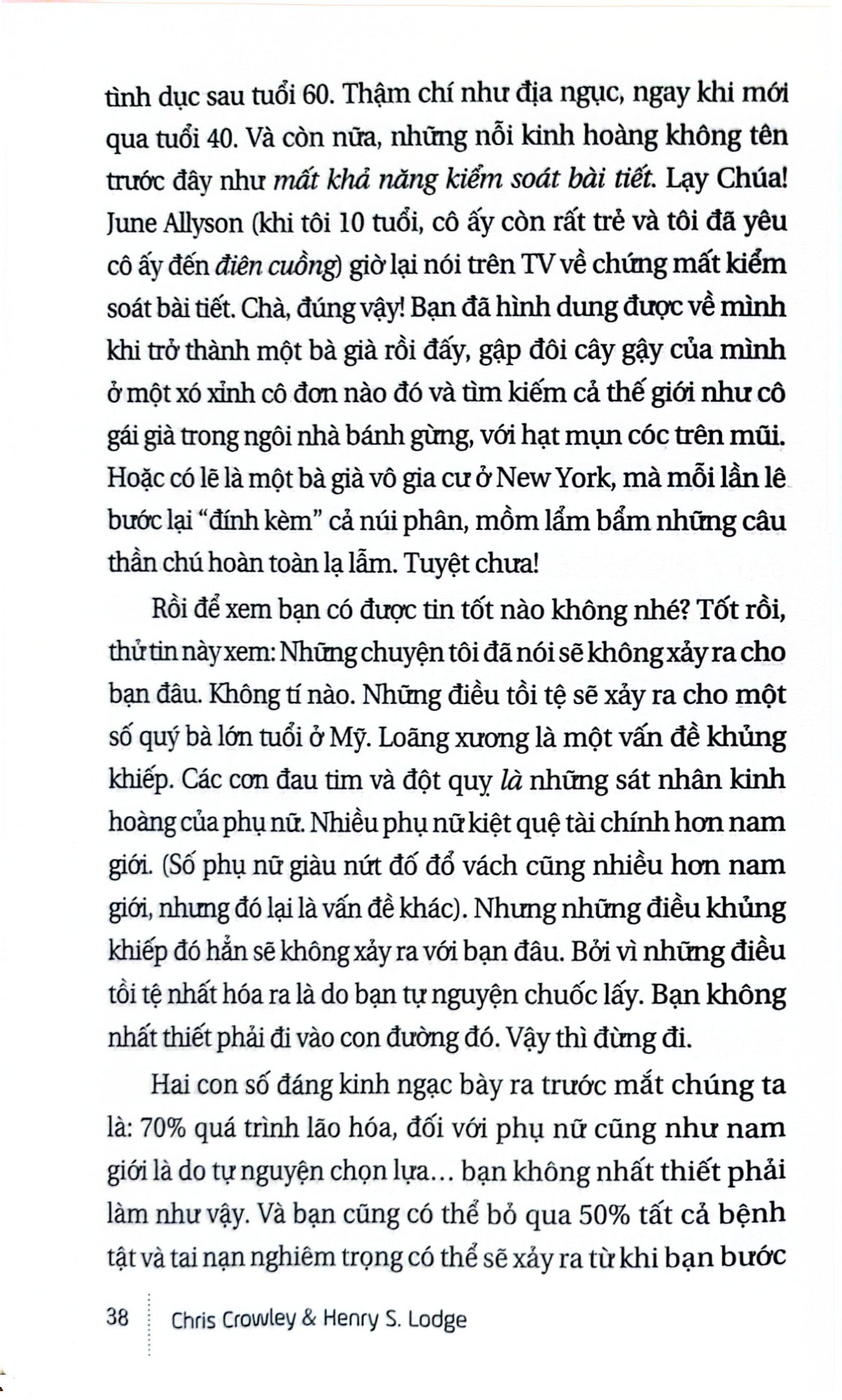 Để Sang Năm Trẻ Lại - Quà Tặng Cho Phái Nữ - Chris Crowley, Henrys Lodge