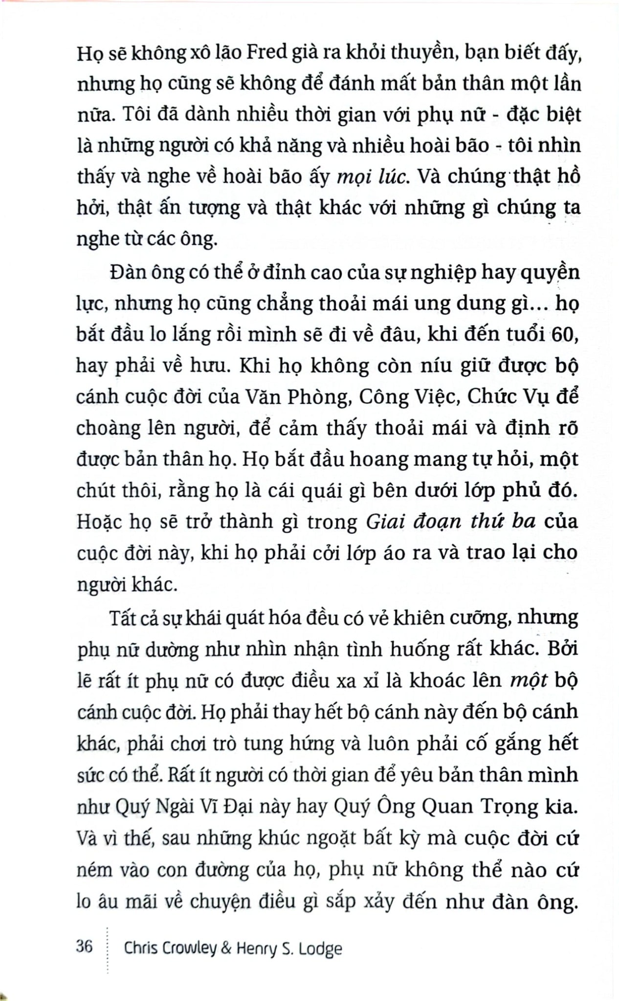 Để Sang Năm Trẻ Lại - Quà Tặng Cho Phái Nữ - Chris Crowley, Henrys Lodge