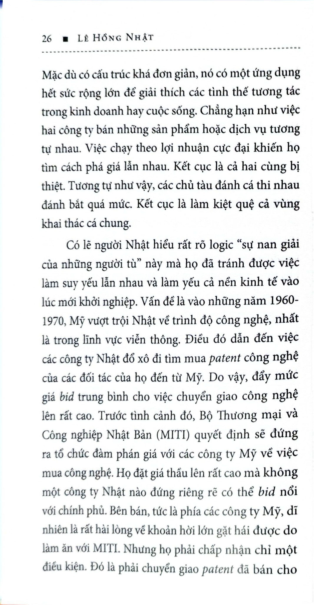 Lý Thuyết Trò Chơi Và Ứng Dụng Trong Quản Trị Kinh Doanh - TS Lê Hồng Nhật