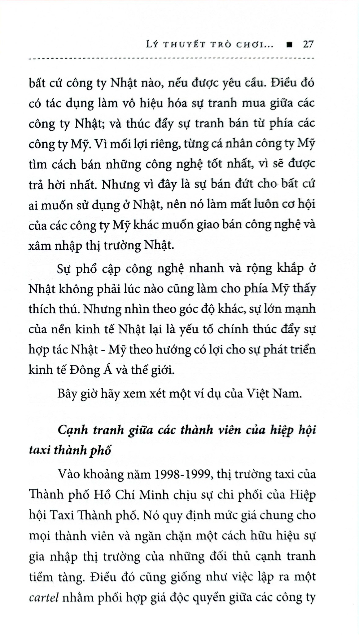Lý Thuyết Trò Chơi Và Ứng Dụng Trong Quản Trị Kinh Doanh - TS Lê Hồng Nhật