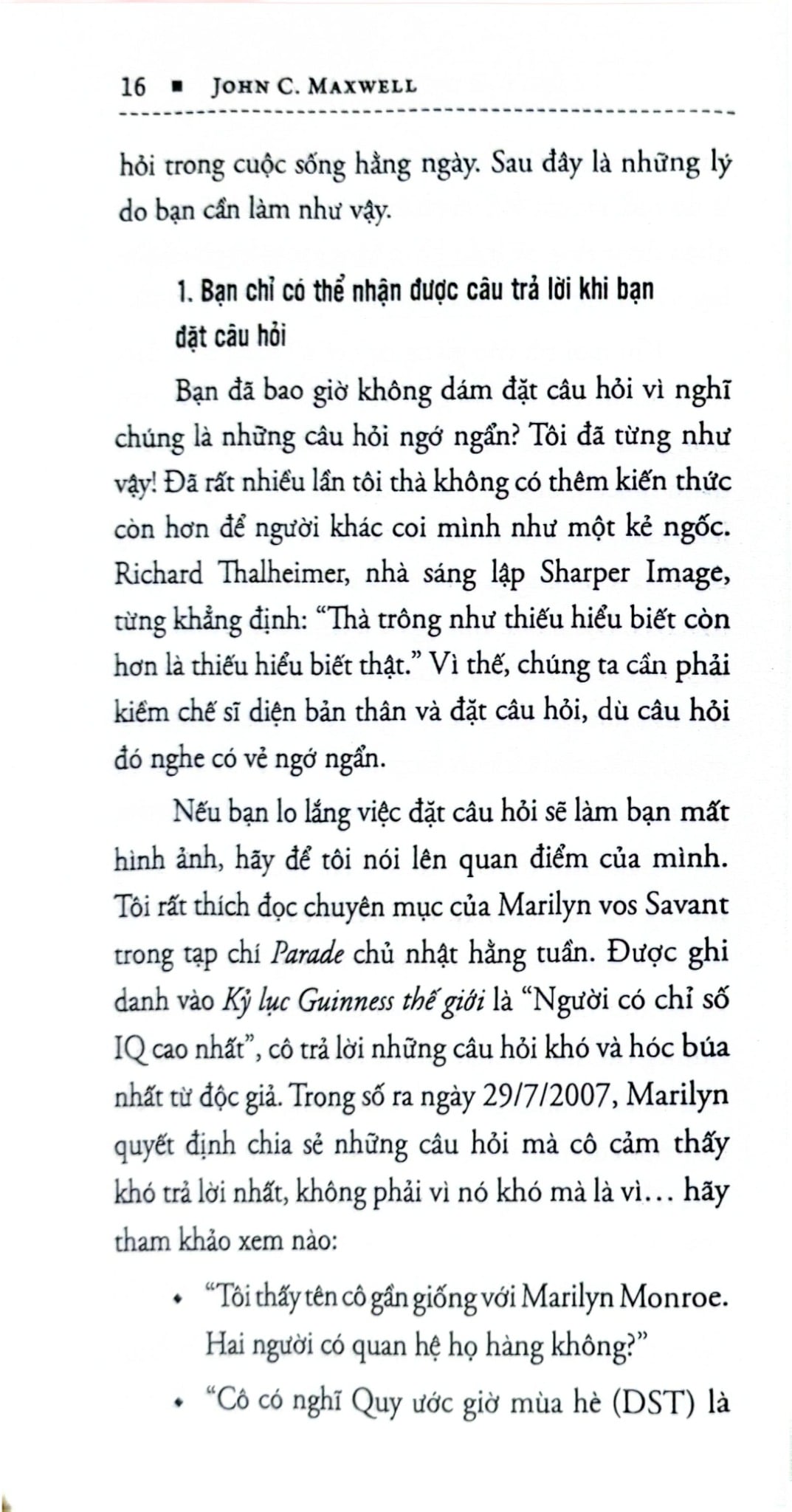 Lãnh Đạo Giỏi Hỏi Câu Hỏi Hay - John C. Maxwell