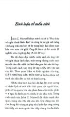 Lãnh Đạo Giỏi Hỏi Câu Hỏi Hay - John C. Maxwell