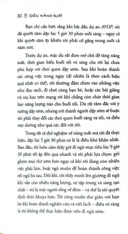  Siêu Năng Suất - The Productivity Project ( Bìa Cam ) - Chris Bailey 