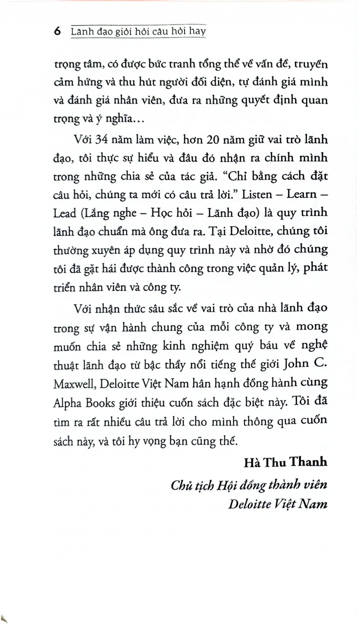 Lãnh Đạo Giỏi Hỏi Câu Hỏi Hay - John C. Maxwell