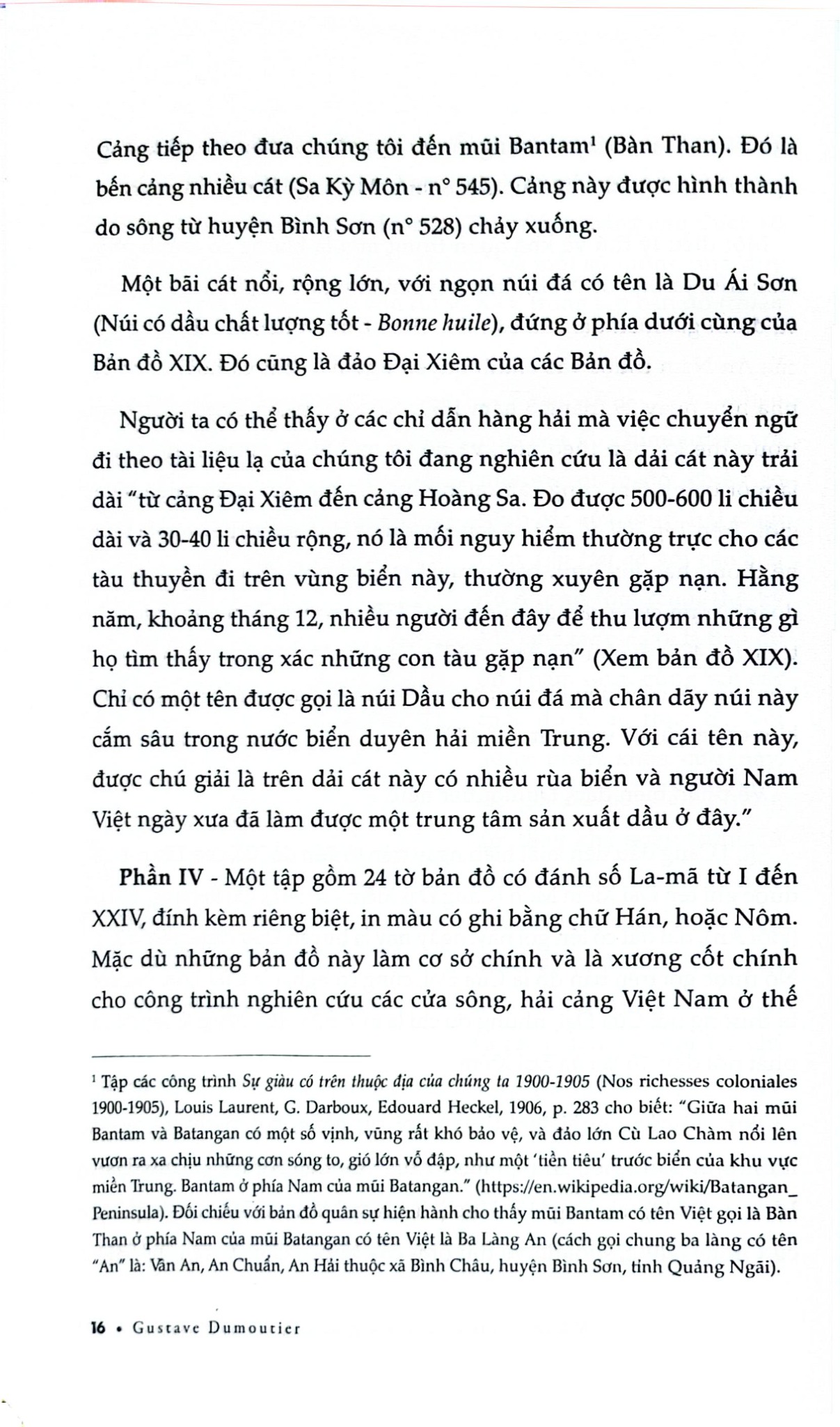 Nghiên Cứu Bản Đồ Các Cửa Sông, Hải Cảng Việt Nam Thế Kỷ XV - Gustave Dumoutier