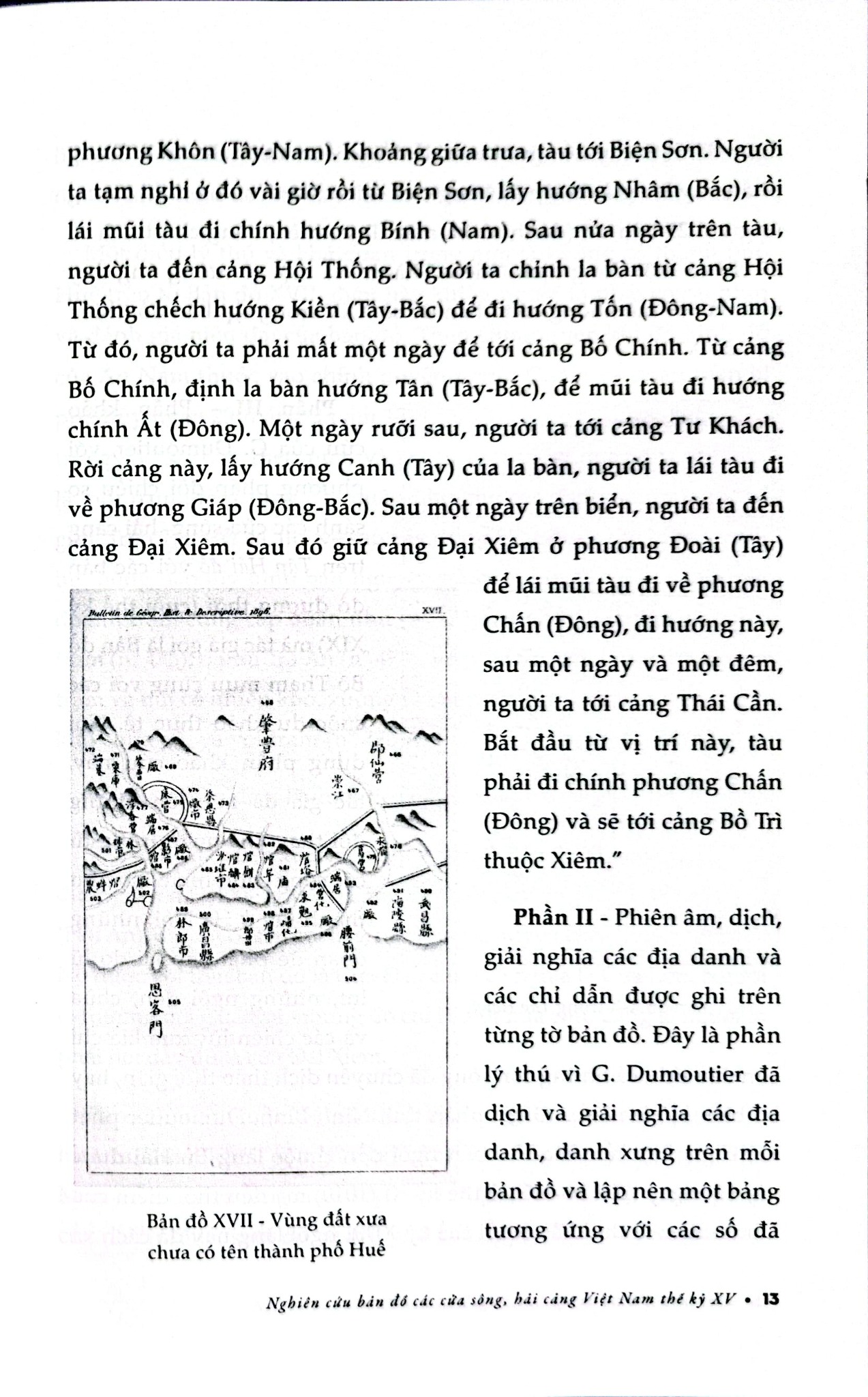 Nghiên Cứu Bản Đồ Các Cửa Sông, Hải Cảng Việt Nam Thế Kỷ XV - Gustave Dumoutier