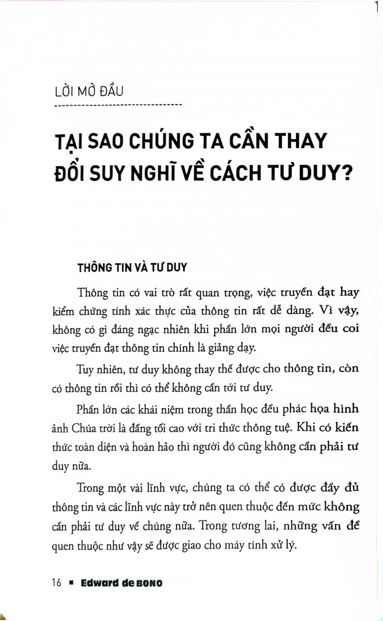 Dạy Con Trẻ Cách Tư Duy - Edward de Bono