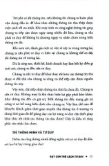 Dạy Con Trẻ Cách Tư Duy - Edward de Bono