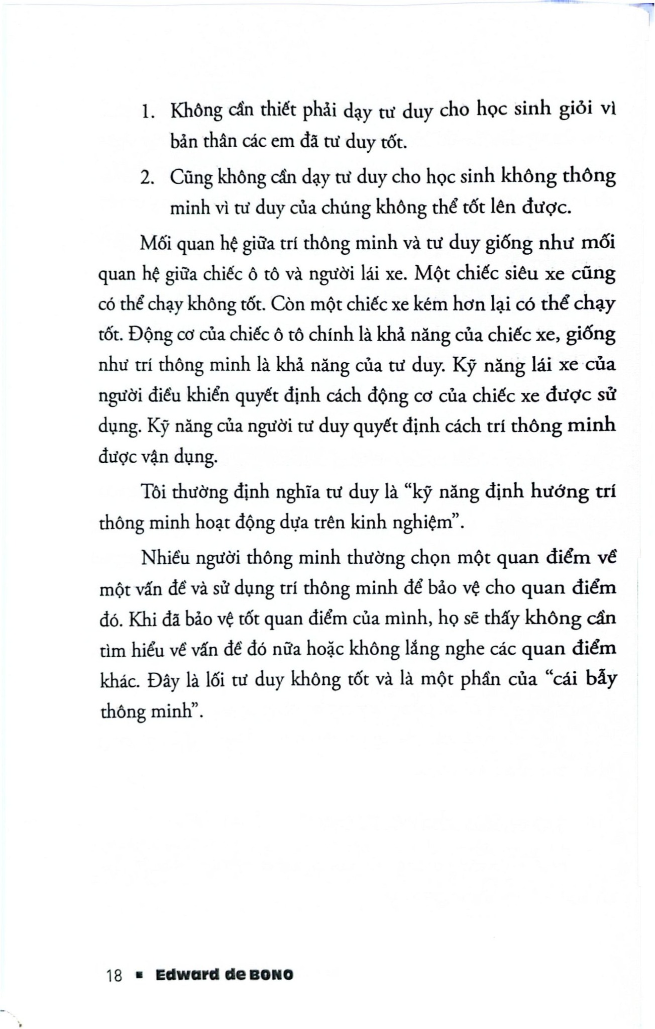 Dạy Con Trẻ Cách Tư Duy - Edward de Bono
