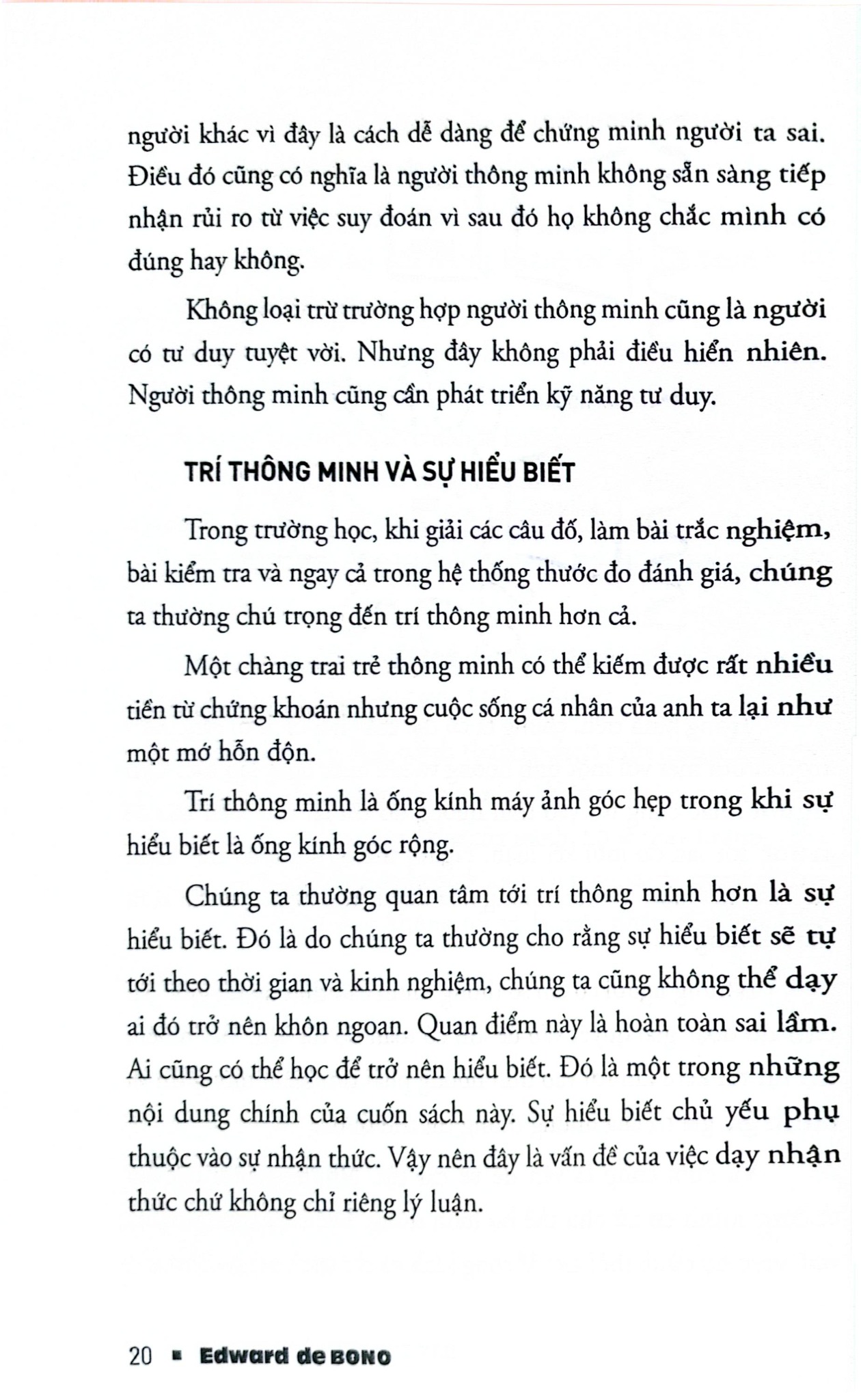 Dạy Con Trẻ Cách Tư Duy - Edward de Bono