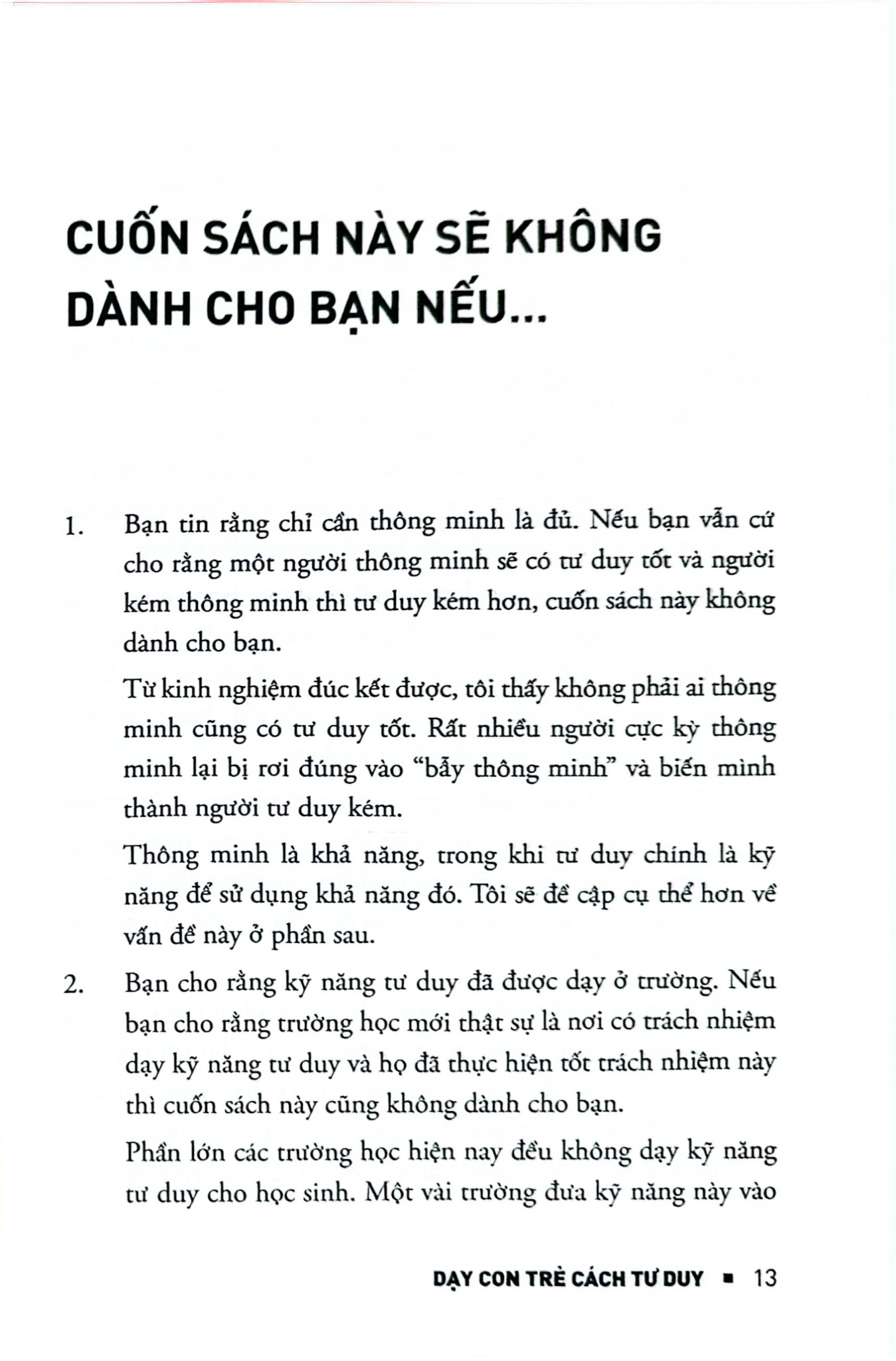 Dạy Con Trẻ Cách Tư Duy - Edward de Bono