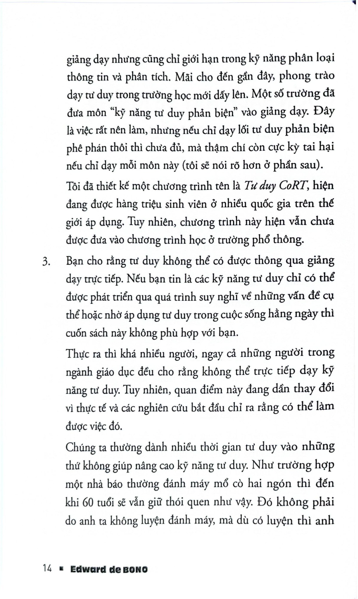 Dạy Con Trẻ Cách Tư Duy - Edward de Bono