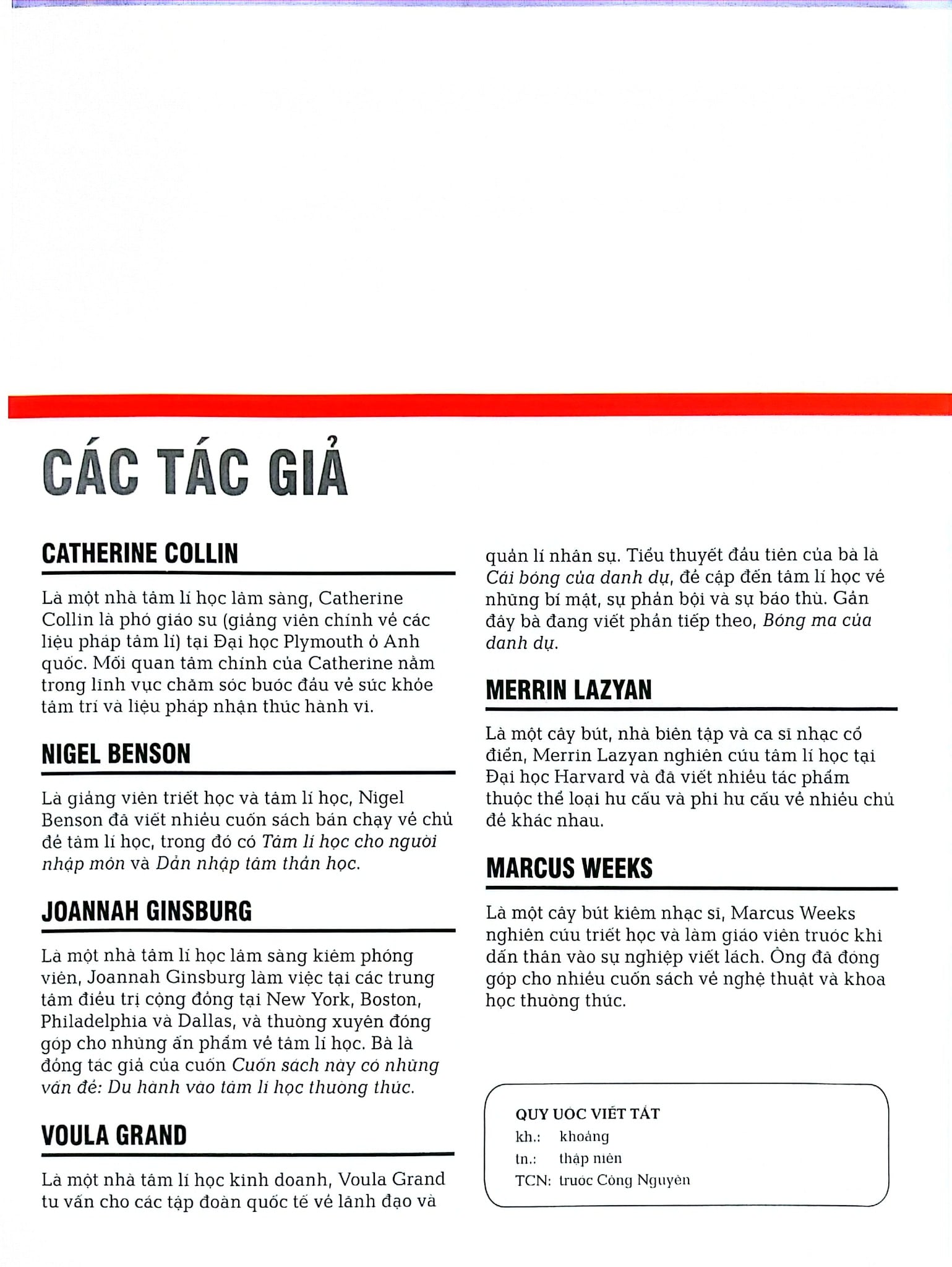 Tâm Lí Học - Khái Lược Những Tư Tường Lớn - DK