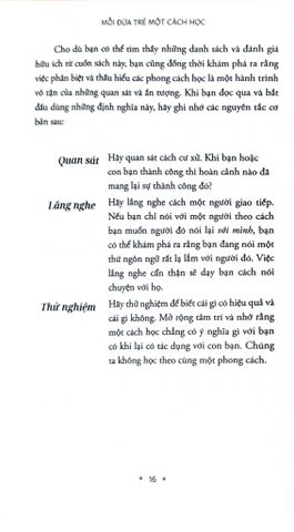  Mỗi Đứa Trẻ Một Cách Học - Cynthia Ulrich Tobias 