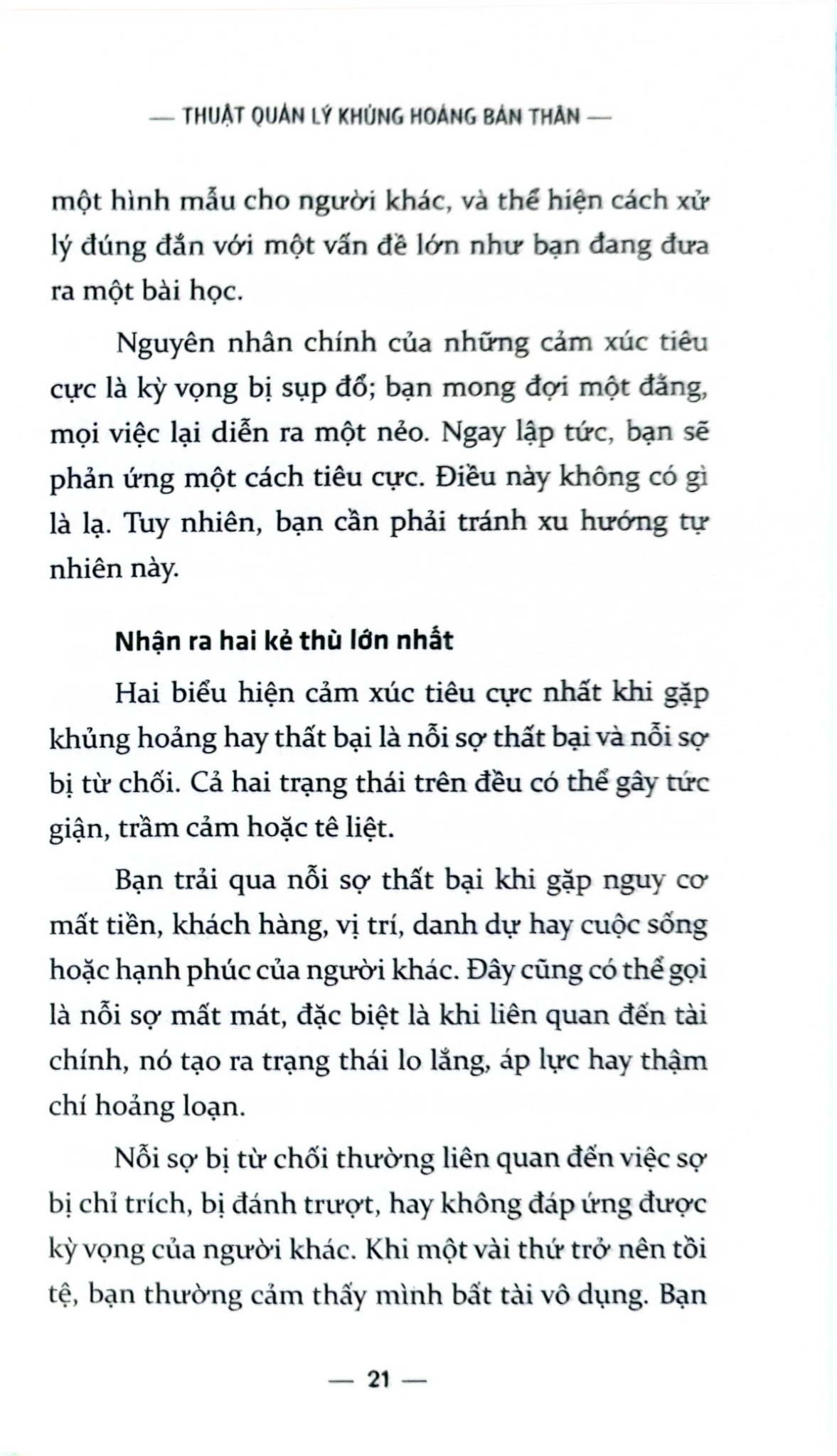 Thuật Quản Lý Khủng Hoảng Bản Thân  - Brian Tracy