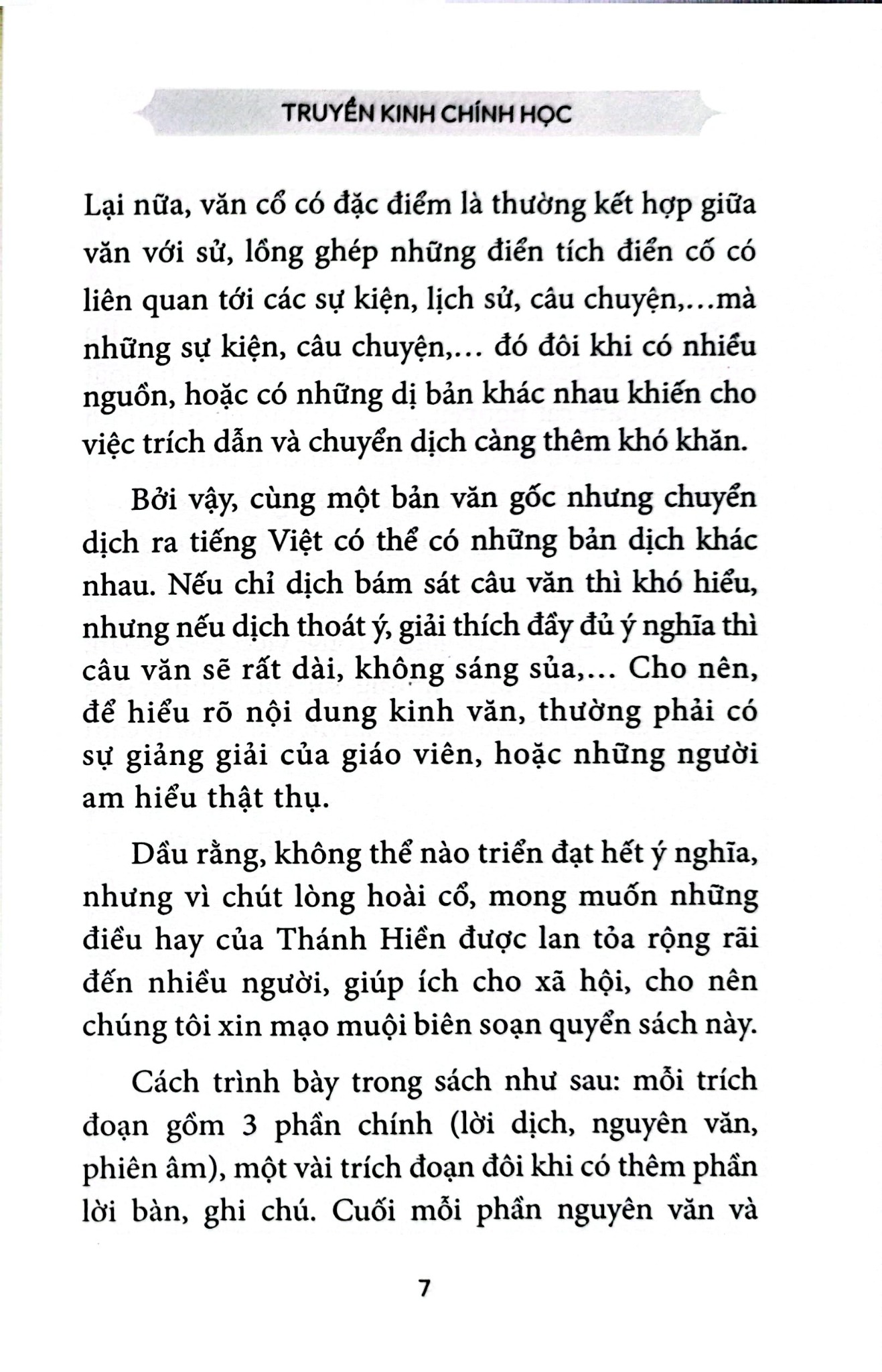 Truyền Kinh Chính Học - Cẩn Nhân dịch