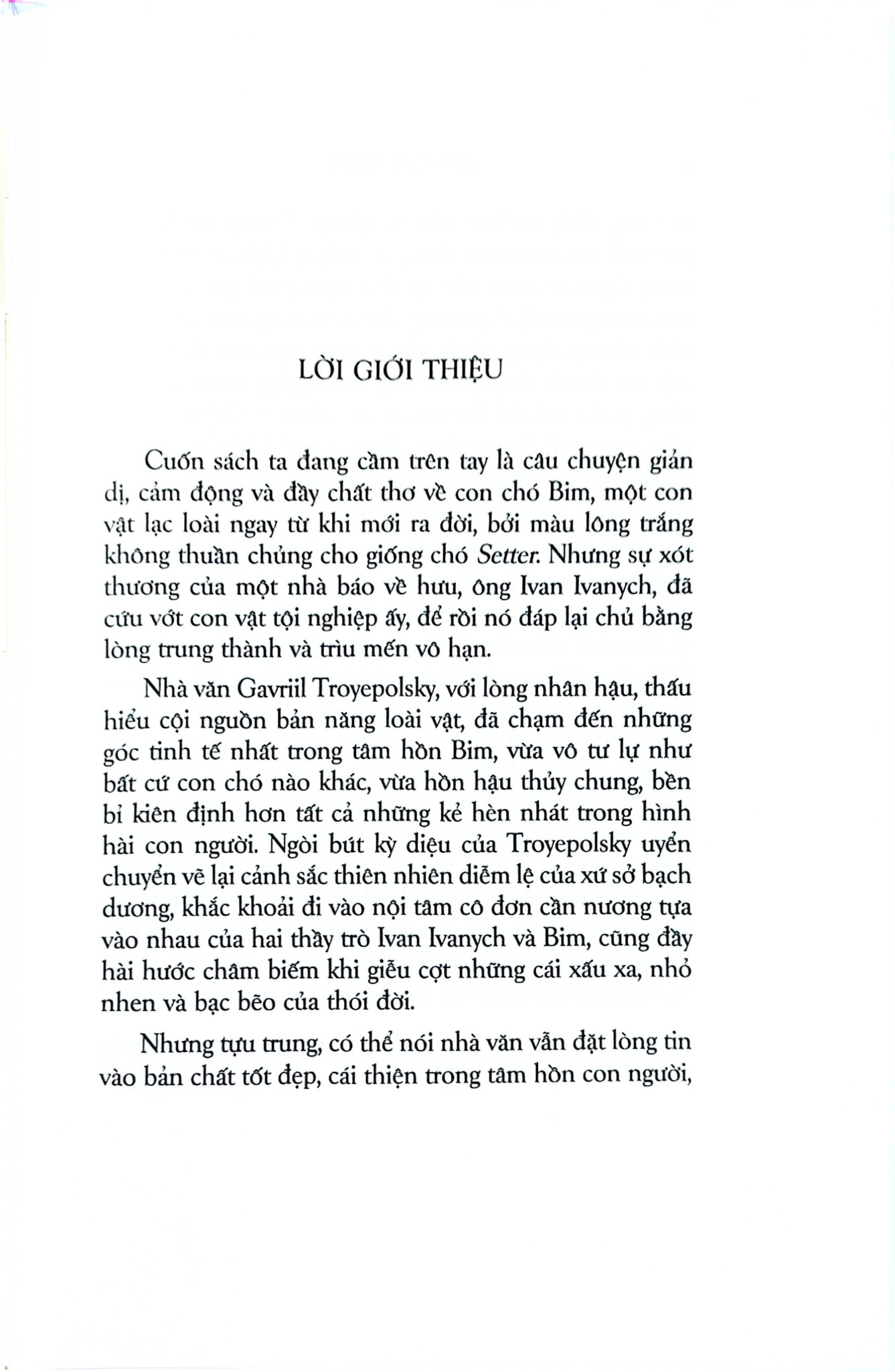 Văn Học Cổ Điển - Con Bim Trắng Tai Đen (Bìa Cứng) - Gavriil Troyepolsky