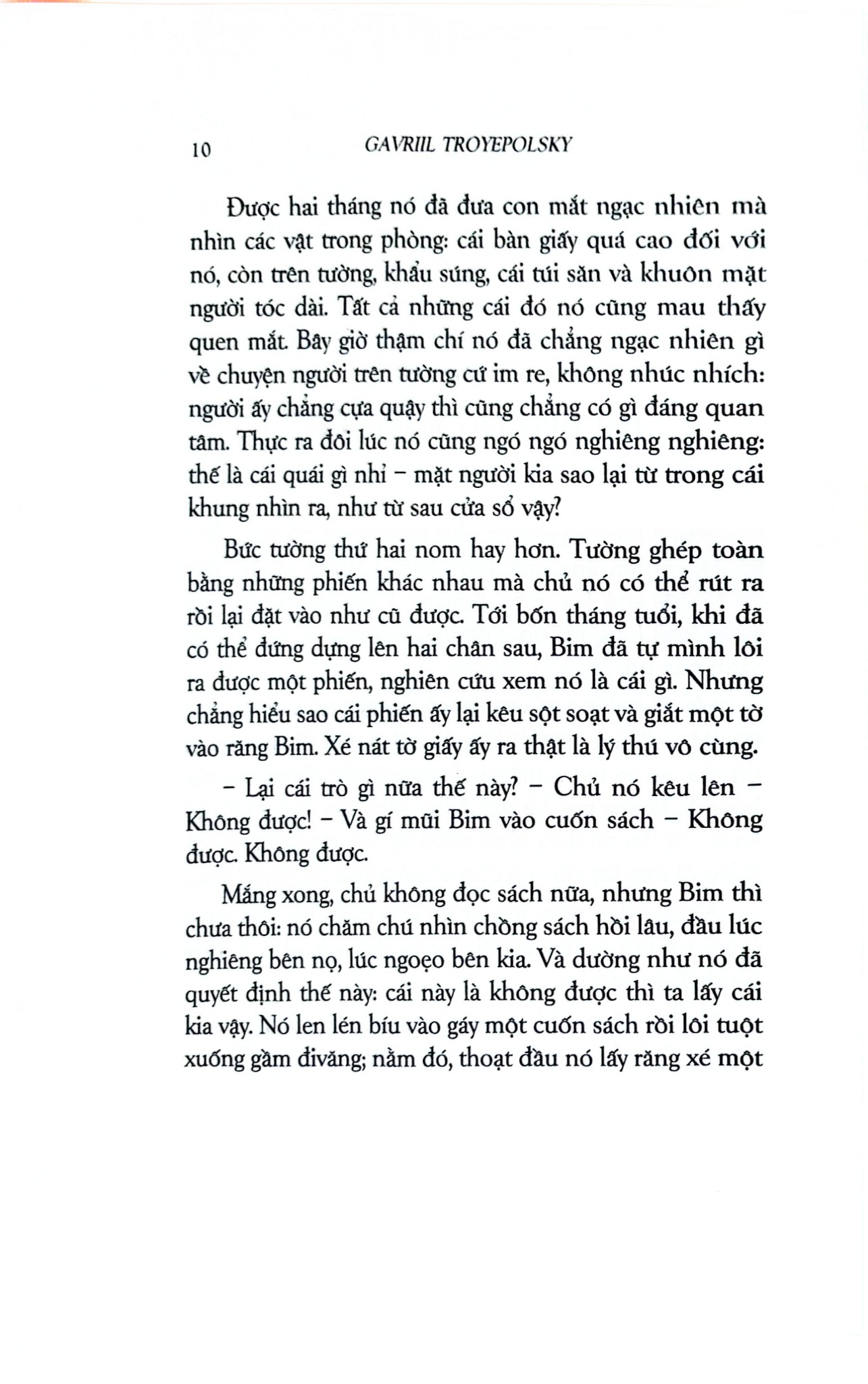 Văn Học Cổ Điển - Con Bim Trắng Tai Đen (Bìa Cứng) - Gavriil Troyepolsky
