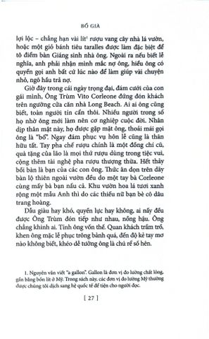  Bố Già - Ấn Bản Kỉ Niệm 55 Năm Xuất Bản Lần Đầu - Mario Puzo 