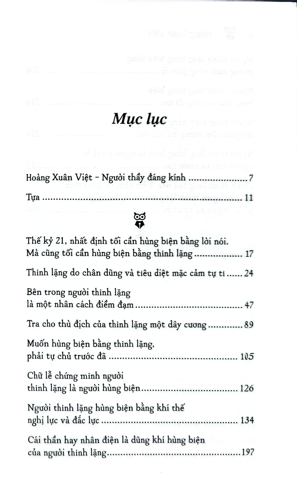 Thinh Lặng Cũng Là Hùng Biện - Hoàng Xuân Việt