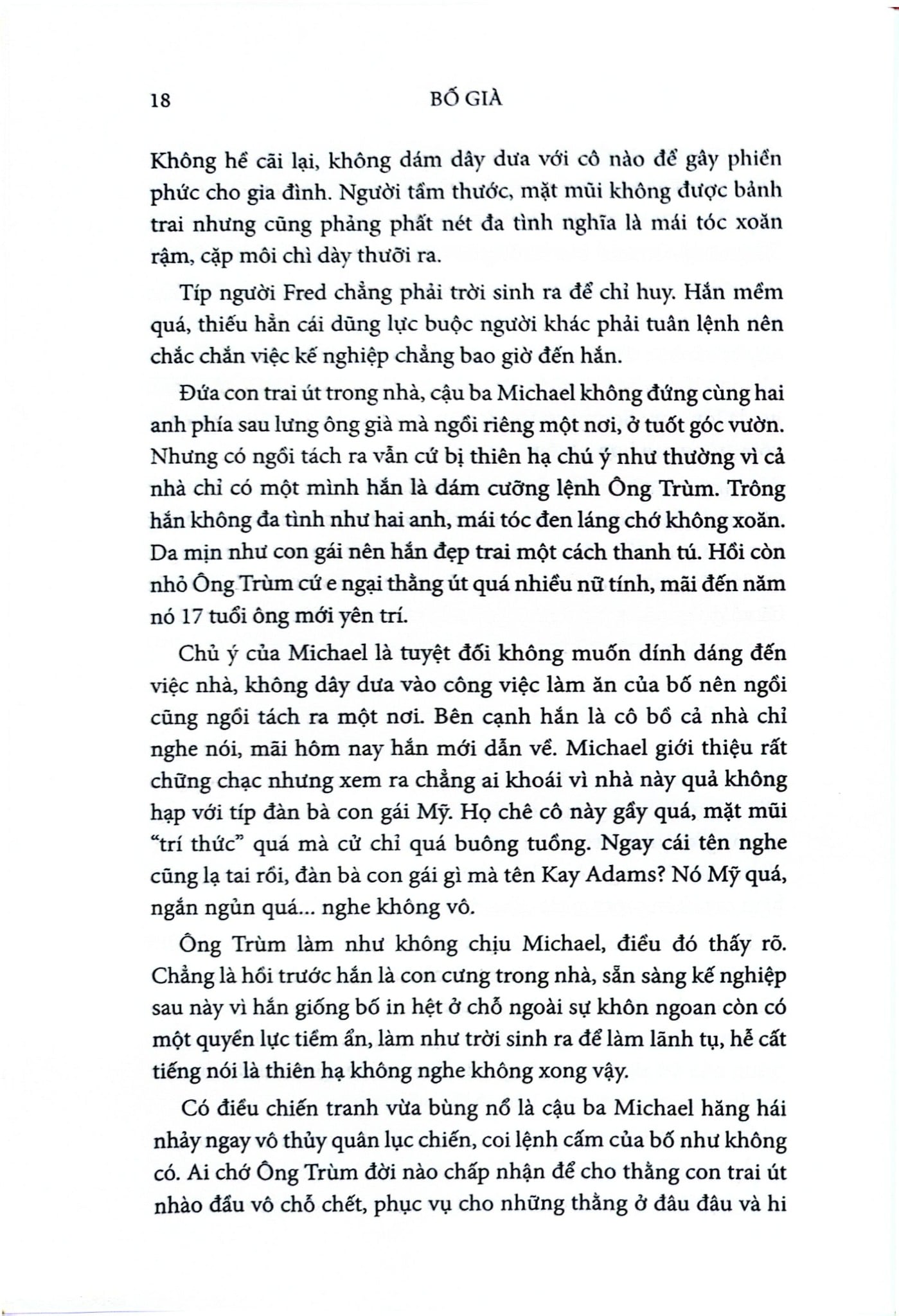 Bố Già - The Godfather - Mario Puzo (Bìa Cứng) - Đông A
