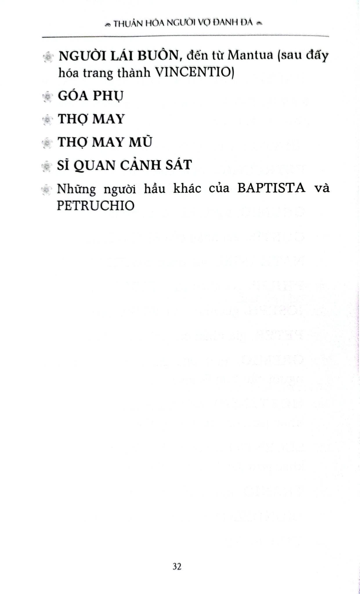 Thuần Hoá Người Vợ Đanh Đá - William Shakespeare