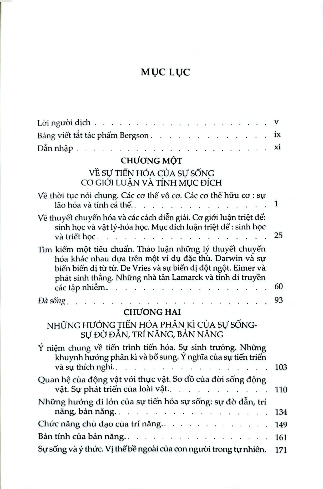 Tiến Hóa Sáng Tạo -  Henri Bergson