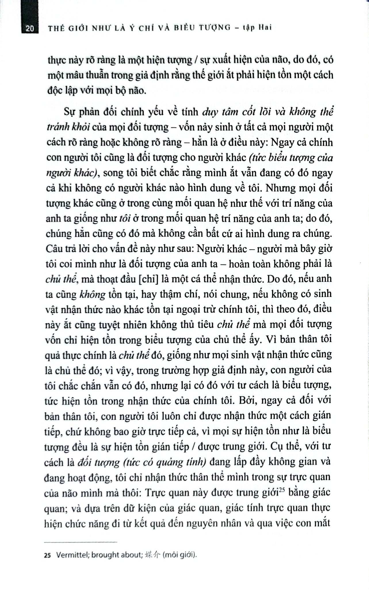 Thế Giới Như Là Ý Chí Và Biểu Tượng Tập 2 - Authur Schopenhauer