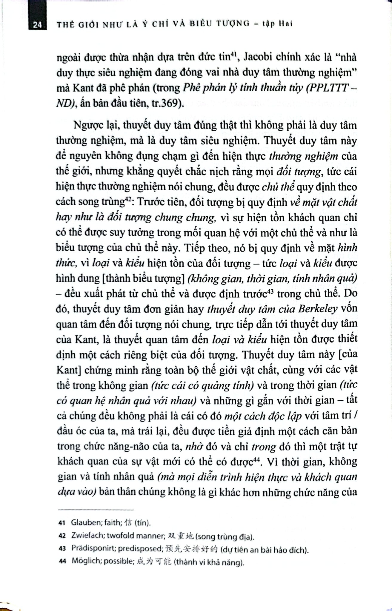 Thế Giới Như Là Ý Chí Và Biểu Tượng Tập 2 - Authur Schopenhauer