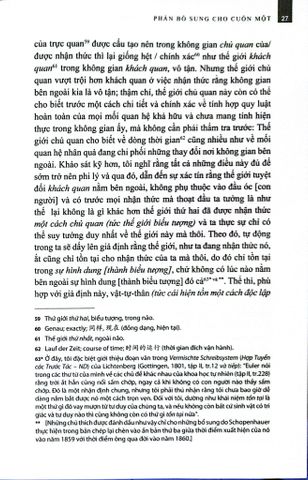  Combo Trọn Bộ 2 Cuốn Thế Giới Như Là Ý Chí và Biểu Tượng - Authur Schopenhauer 