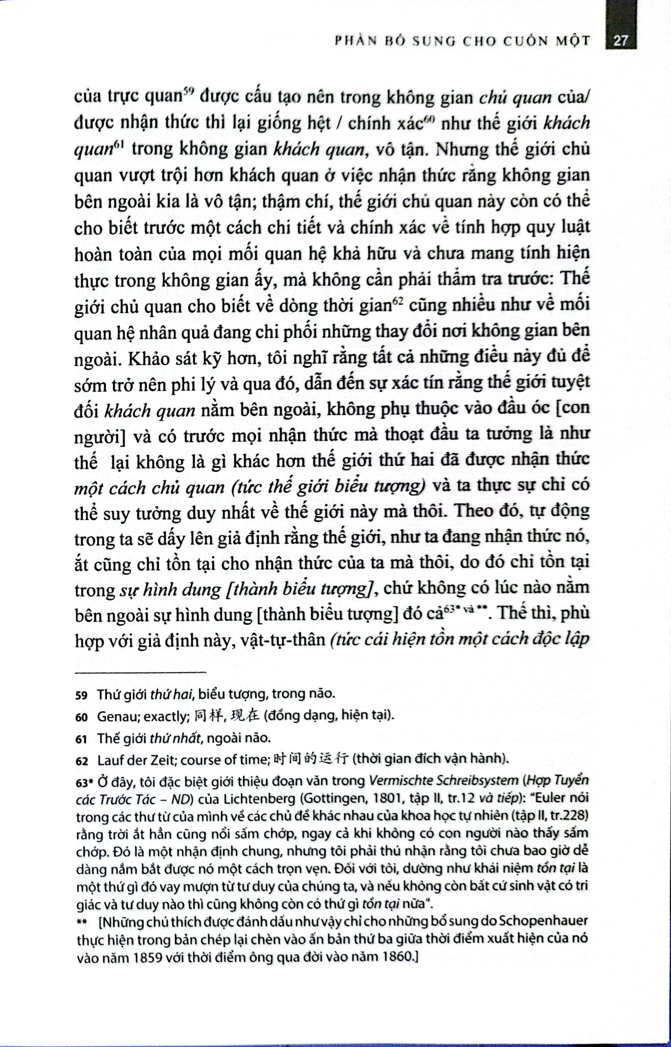 Thế Giới Như Là Ý Chí Và Biểu Tượng Tập 2 - Authur Schopenhauer