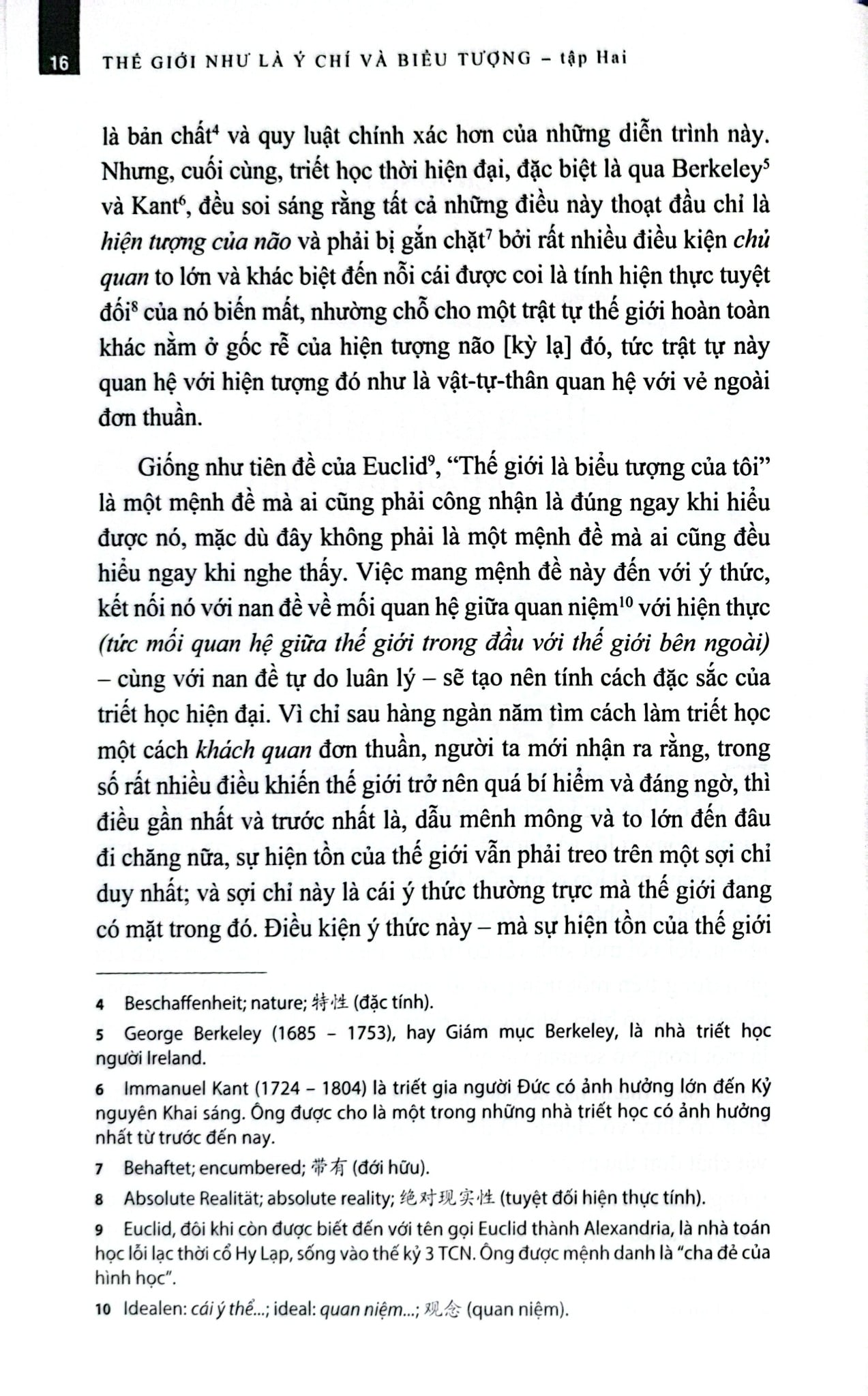 Thế Giới Như Là Ý Chí Và Biểu Tượng Tập 2 - Authur Schopenhauer