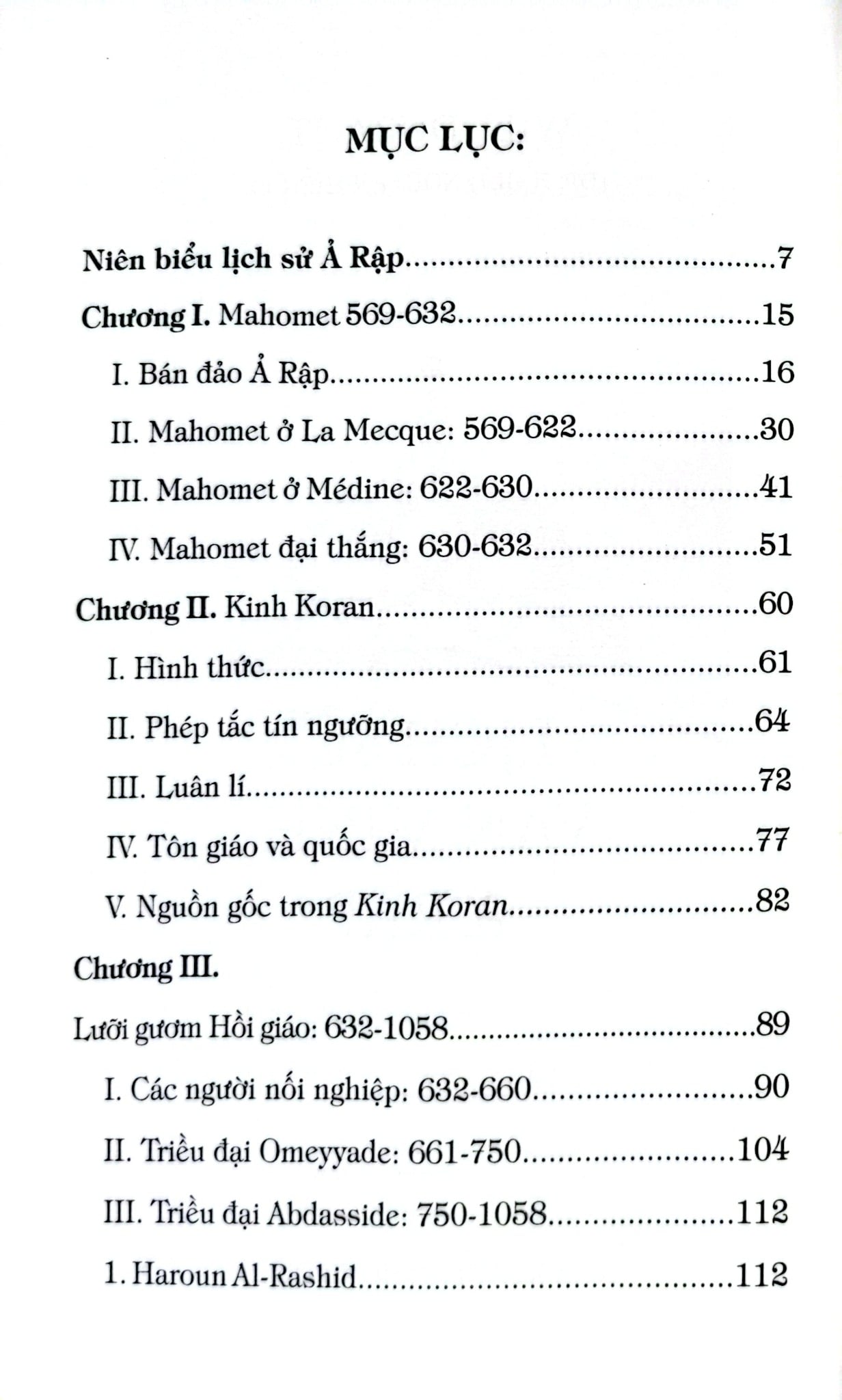 Lịch Sử Văn Minh Ả Rập - Will Durant (Dịch giả Nguyễn Hiến Lê )