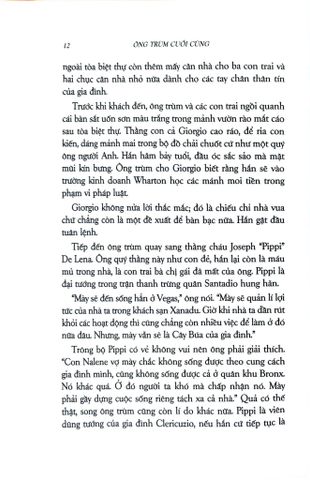  Ông Trùm Cuối Cùng - Mario Puzo (Bìa Nâu) 