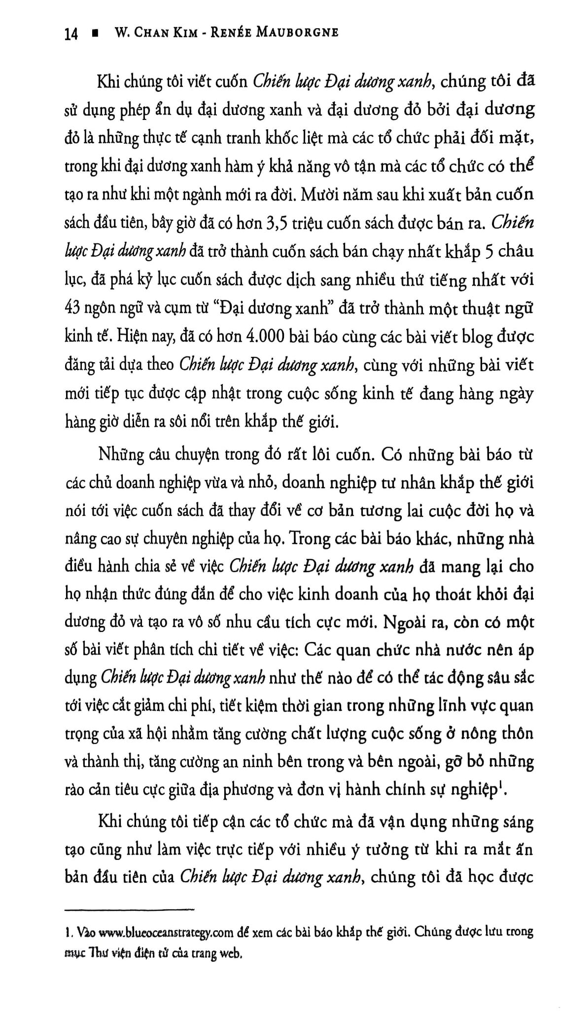 Blue Ocean Strategy - Chiến Lược Đại Dương Xanh ( Bìa Cứng )